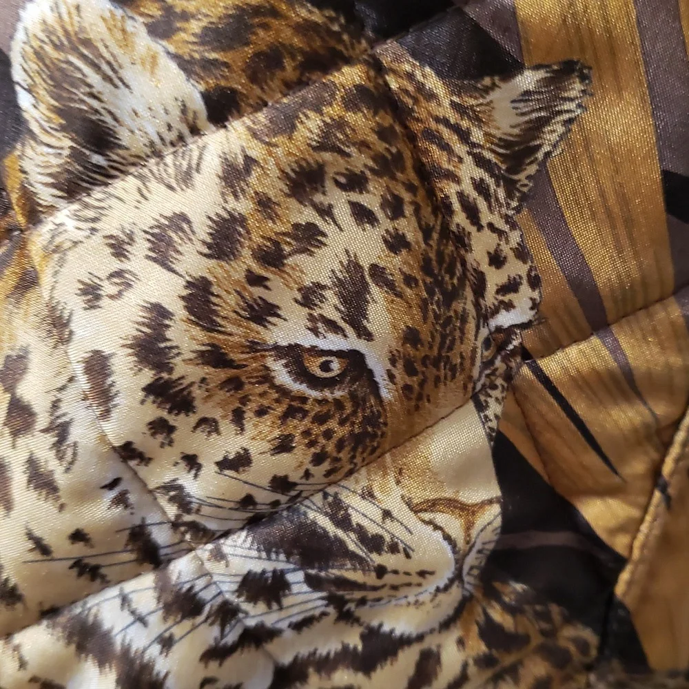 Rare fund Salvatore Ferragamo Floral and Animal Print Vest - Brown and Orange - Picture 2 of 16